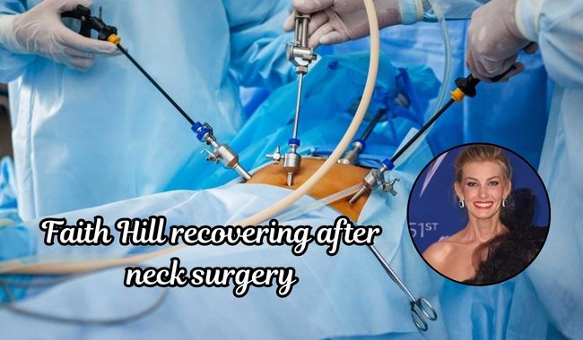 Faith Hill recovering after neck surgery