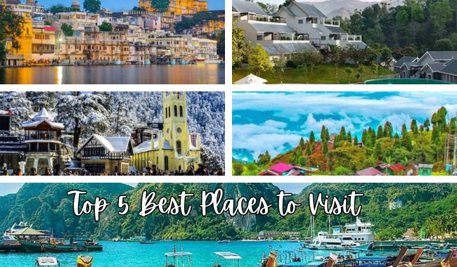 Top 5 best places to visit